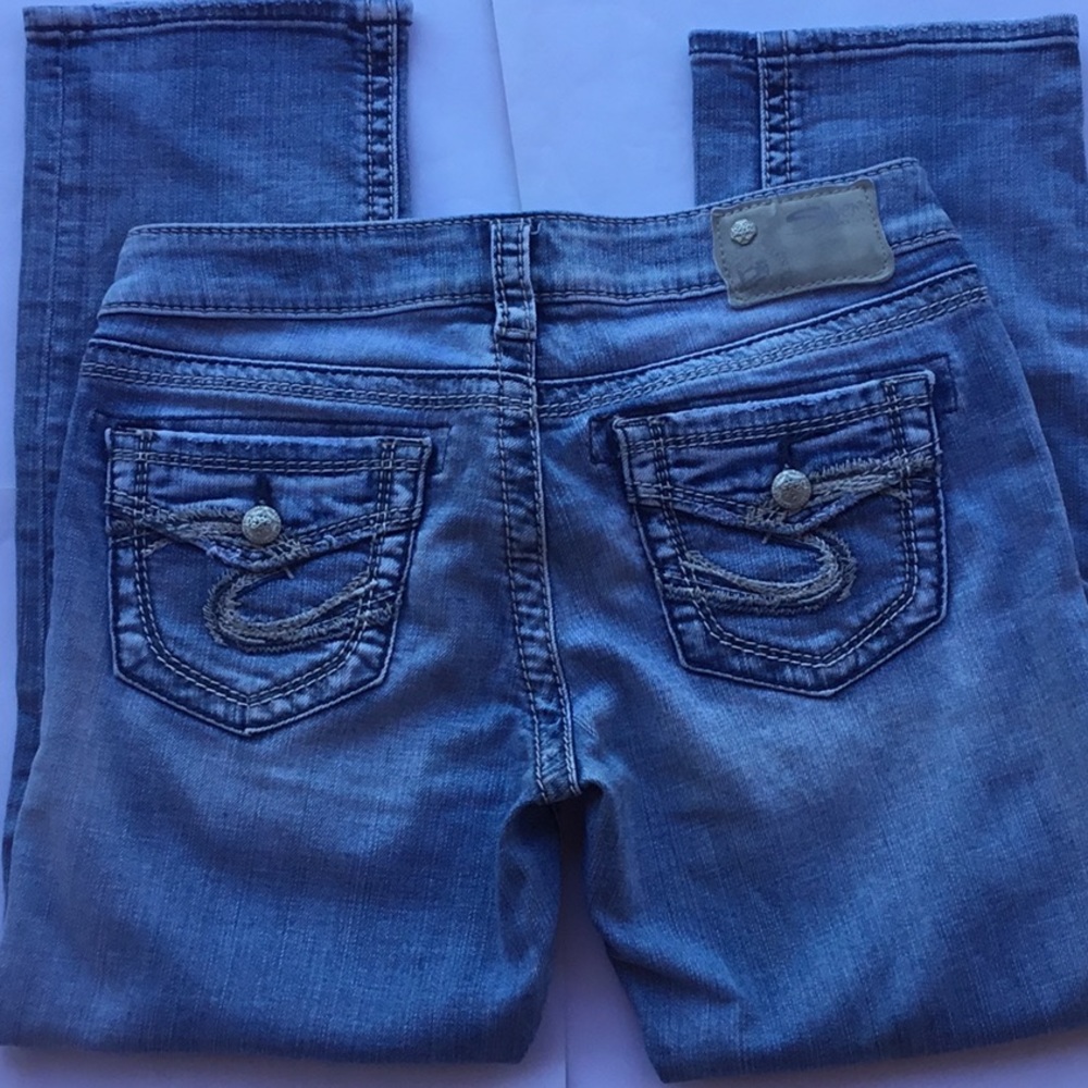 Ladies Silver Aiko Mid Capri 26x22 Super Soft